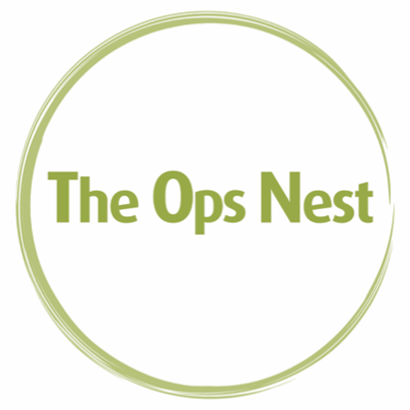 The Ops Nest logo in green text with a green circle shape on a white background
